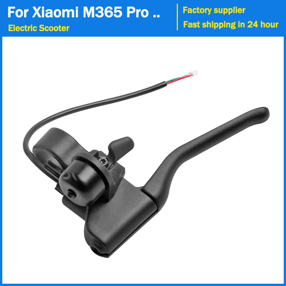 

Brake Lever Handle With Bells Folding Buckle For XiaoMi M365 1s Pro Pro2 Electric Scooter Black Bell Handbrake Hoverboard Parts