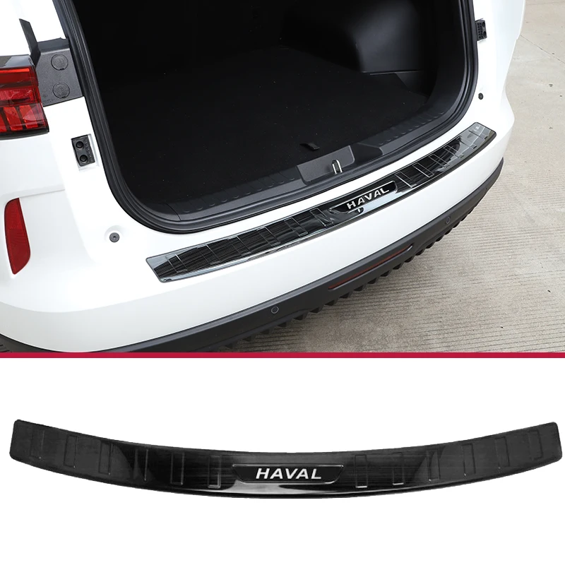 

Car Rearguards Trunk Rear Tail Box Bumper Door Sill Trim Pedal Plate Car Styling For Haval H6 2021 2022