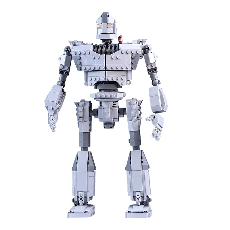 Фото Gobricks MOC механическая серия железный робот строительные блоки классический фильм гигантские кирпичи игровая игрушка сборная модель для подарков на день рождения №3