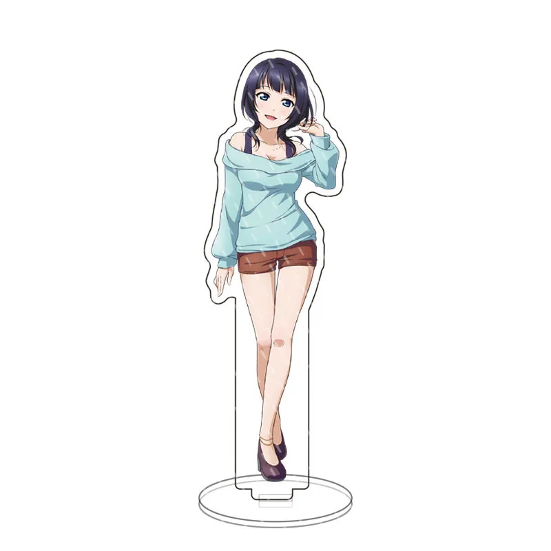 1 Pcs Cute Anime LoveLive Acrylic Stand Model Love Live Shibuya Kanon Tang Ke Arashi Chisato Heanna Sumire Action Figure Toys |