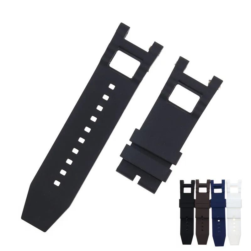 

Black blue brown 28mm silicone watch strap for Invicta Subaqua Noma III 50mm watchband bracelet belt comfortable and waterproof