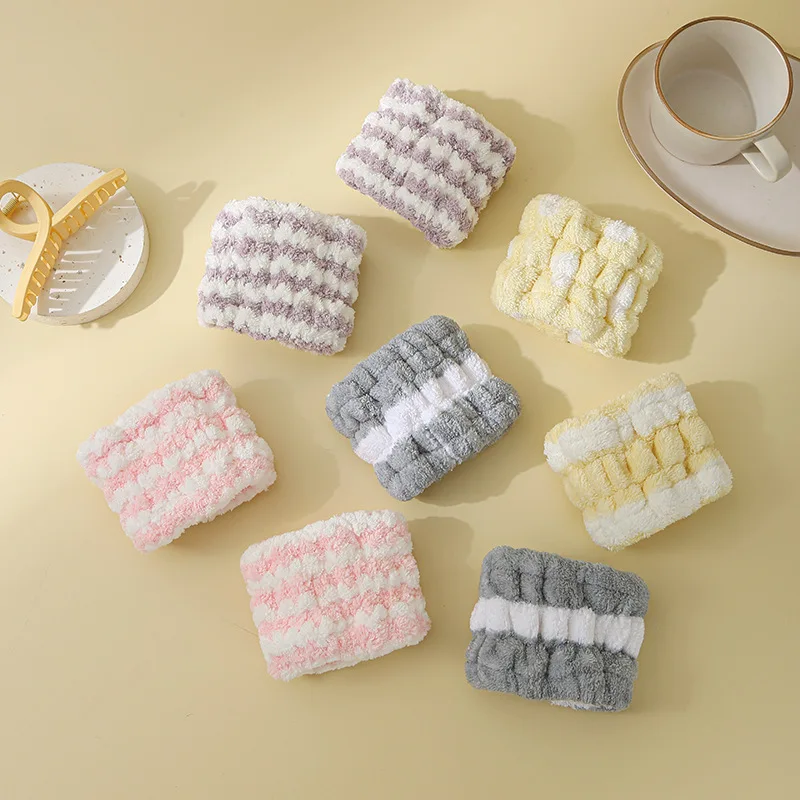 

1 пара ремешков для стирки, мягкий фланелевый ремешок на запястье, многоразовое средство для стирки лица, бархатное полотенце на запястье дл...