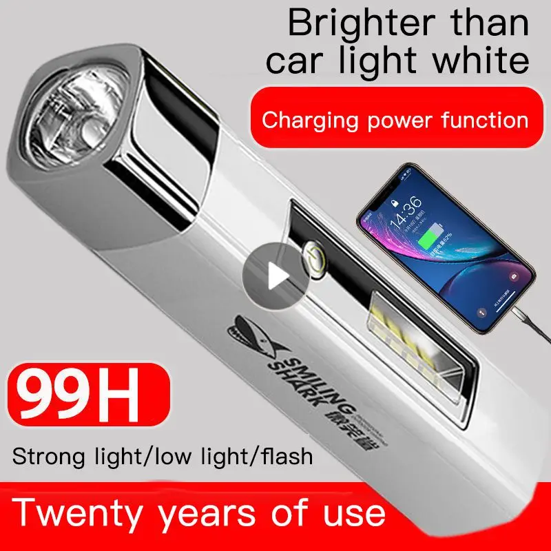 

Портативный Ультраяркий тактический светодиодный фонарик G3, фонарик с внешним аккумулятором высокой мощности, перезаряжаемый с USB-кабелем ...