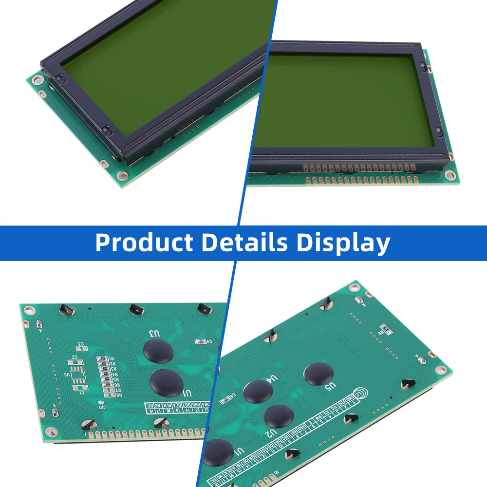 Русская желтая зеленая пленка 2004C-3 Большой символьный экран 20X4 Модуль символов