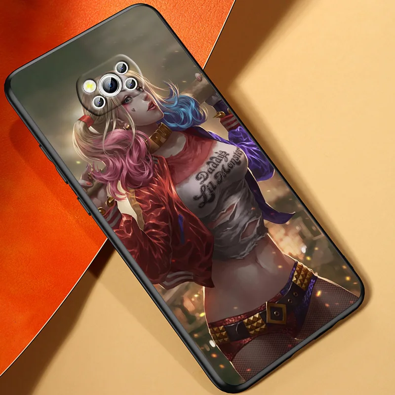 Чехол для телефона Harley Quinn отряд самоубийц Xiaomi POCO M4 M3 C3 X4 X3 X2 F3 F1 Pro NFC GT Mi Play Mix 3 A2 lite