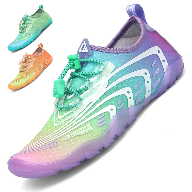 

NEW Large Size Unisex Gym Footwaer Couples Vacation Beach Game Aqua Shoes Women Indoor Yoga Shoes Men Squat Fitness Shoes 35-41#