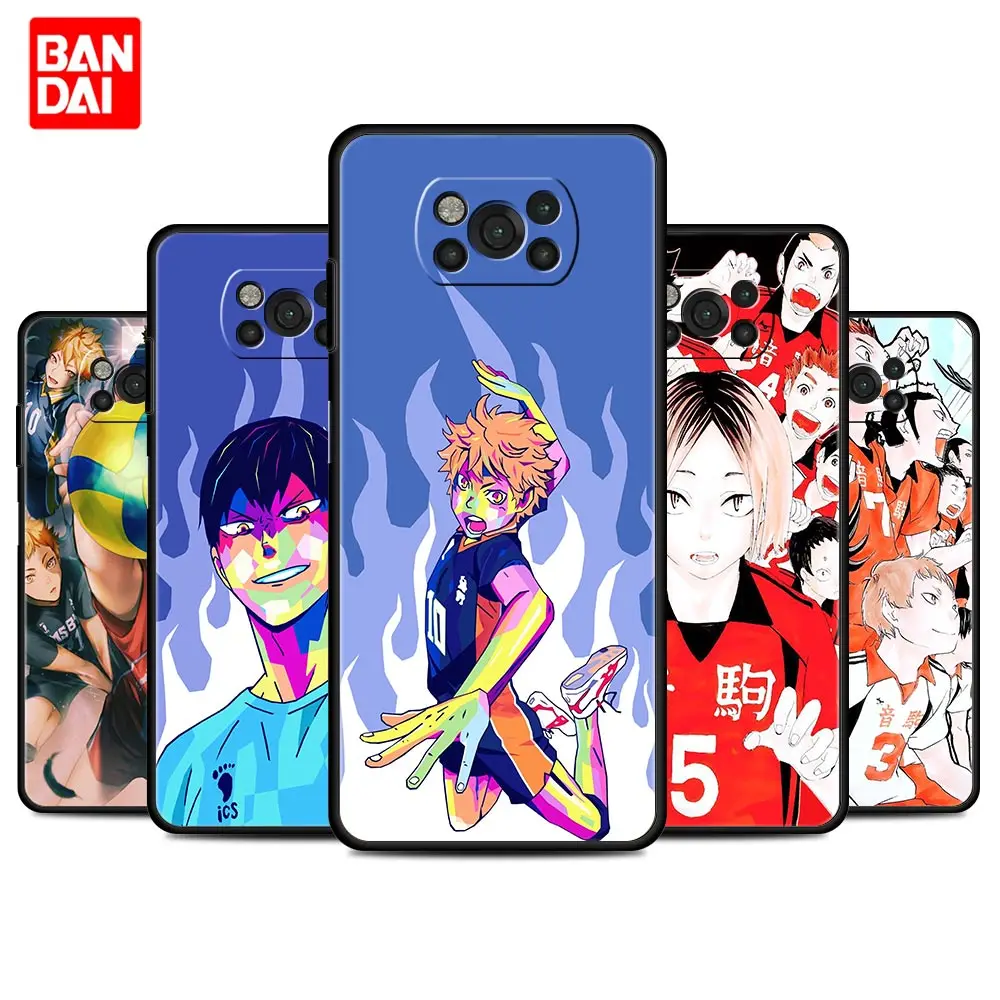 

Haikyu!! Haikyuu Manga Japanese Case for Xiaomi Mi Poco X3 NFC F3 Redmi Note 9s 9 9A 9C 8 10 11 9T 8T 10T K40 Pro Plus Cover Bag