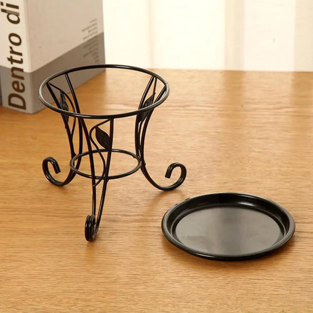 

Small Mini Metal Pot Stand Plants Stand Flower Stand Succulent Indoor Outdoor Pot Holder For Living Room Balcony Garden Z0v1