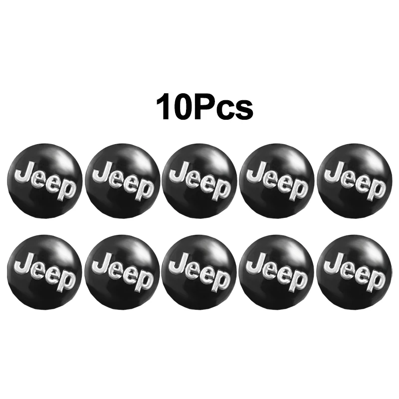

5/10 шт., металлический логотип автомобиля, эмблема ключа, наклейка, украшение для Jeep Wrangler Renegade Compass Grand Cherokee Patriot Rubicon Liberty