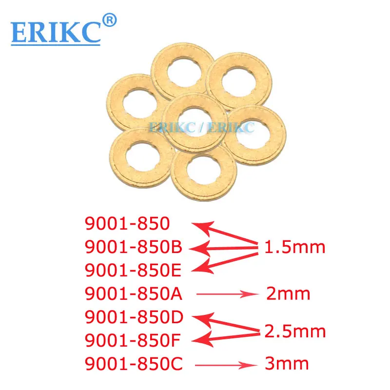 

10pcs 9001-850 9001-850B 9001-850E Injector Copper Rings Washer Shims Gasket 9001-850A Heat Shield 9001-850D 9001-850F 9001-850C