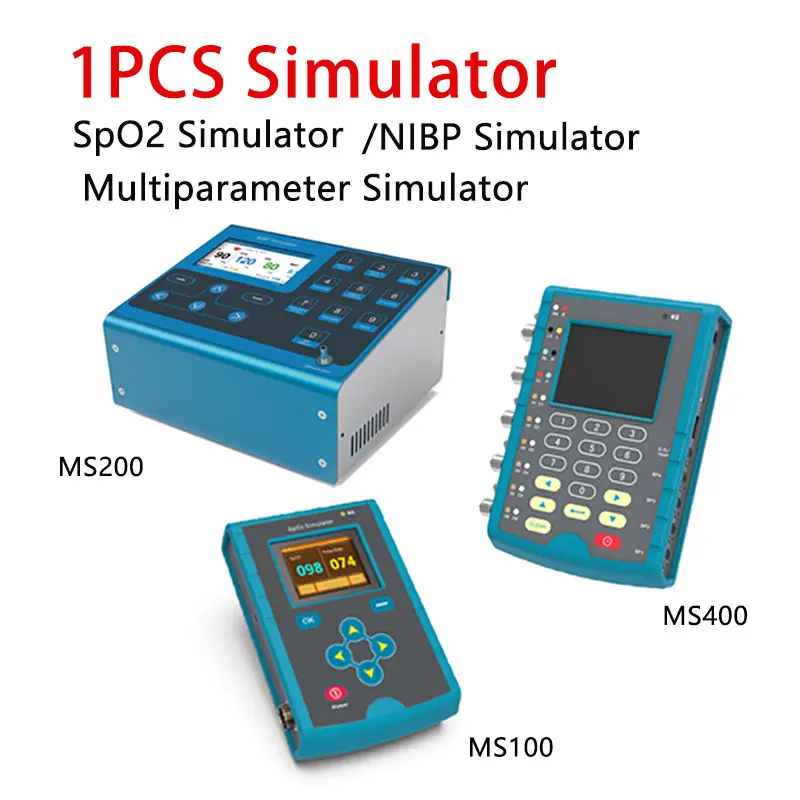 

1PC MS100 MS200 MS400 SPO2 PR NIBP ECG IBP TEMP Simulator Biomedical Non-Invasive Simulation Simulate Machine