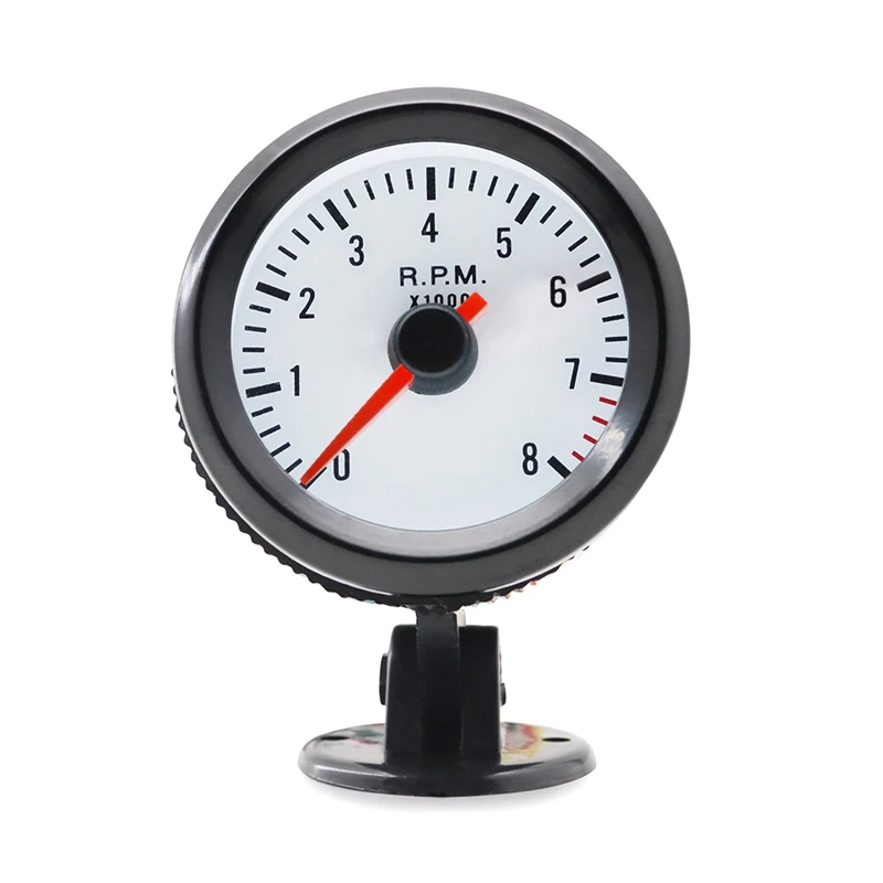 Автомобильный 2-дюймовый 52 мм синий свет черный круг тахометр аксессуары