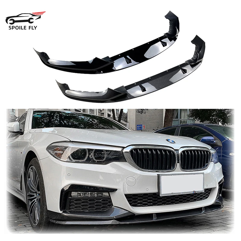 Разветвитель для губ переднего бампера BMW G30 G31 M Sport M-Performance от 5X 2017 до 2020