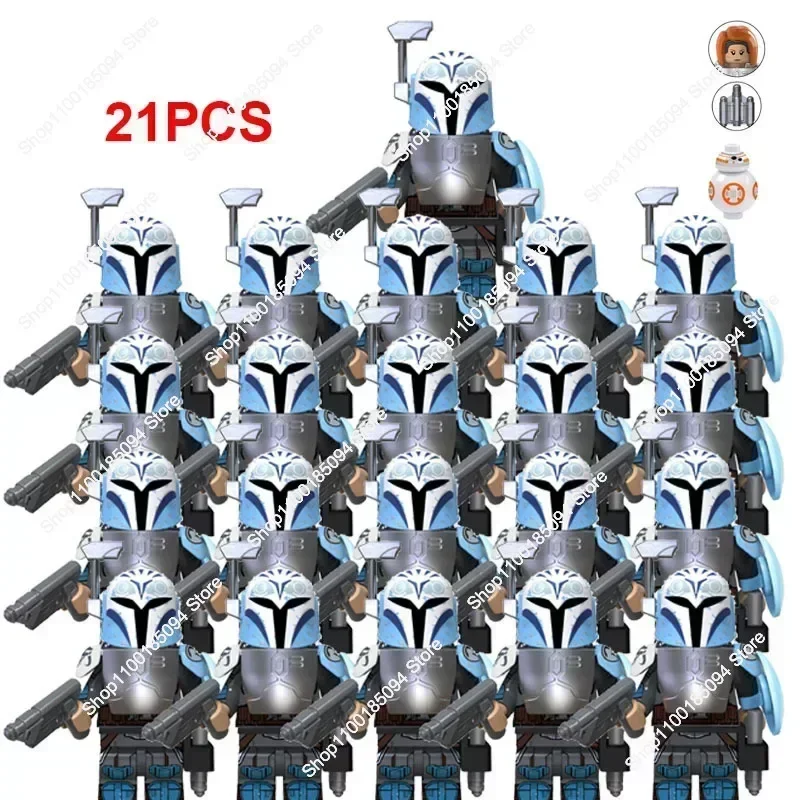 Горячие игрушки Звездные войны Блоки 21 шт. Скидка 501st Wars Клон Легион Командир Дарт