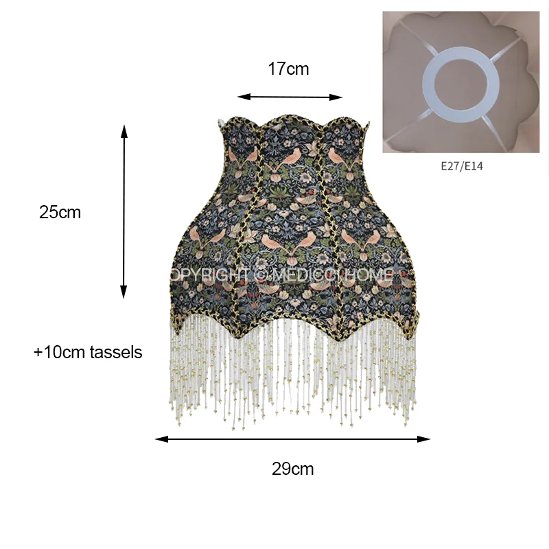 

Абажур Medicci Home William Morris Strawberry Thief