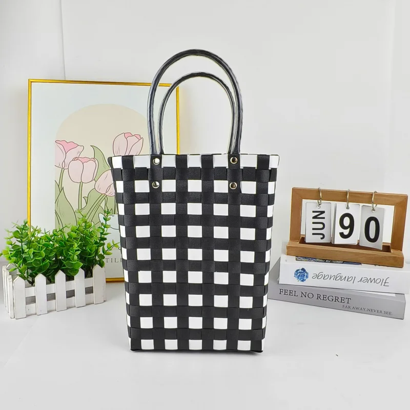 InsWind ручная работа вертикальная пластиковая сумка модная цветная женская