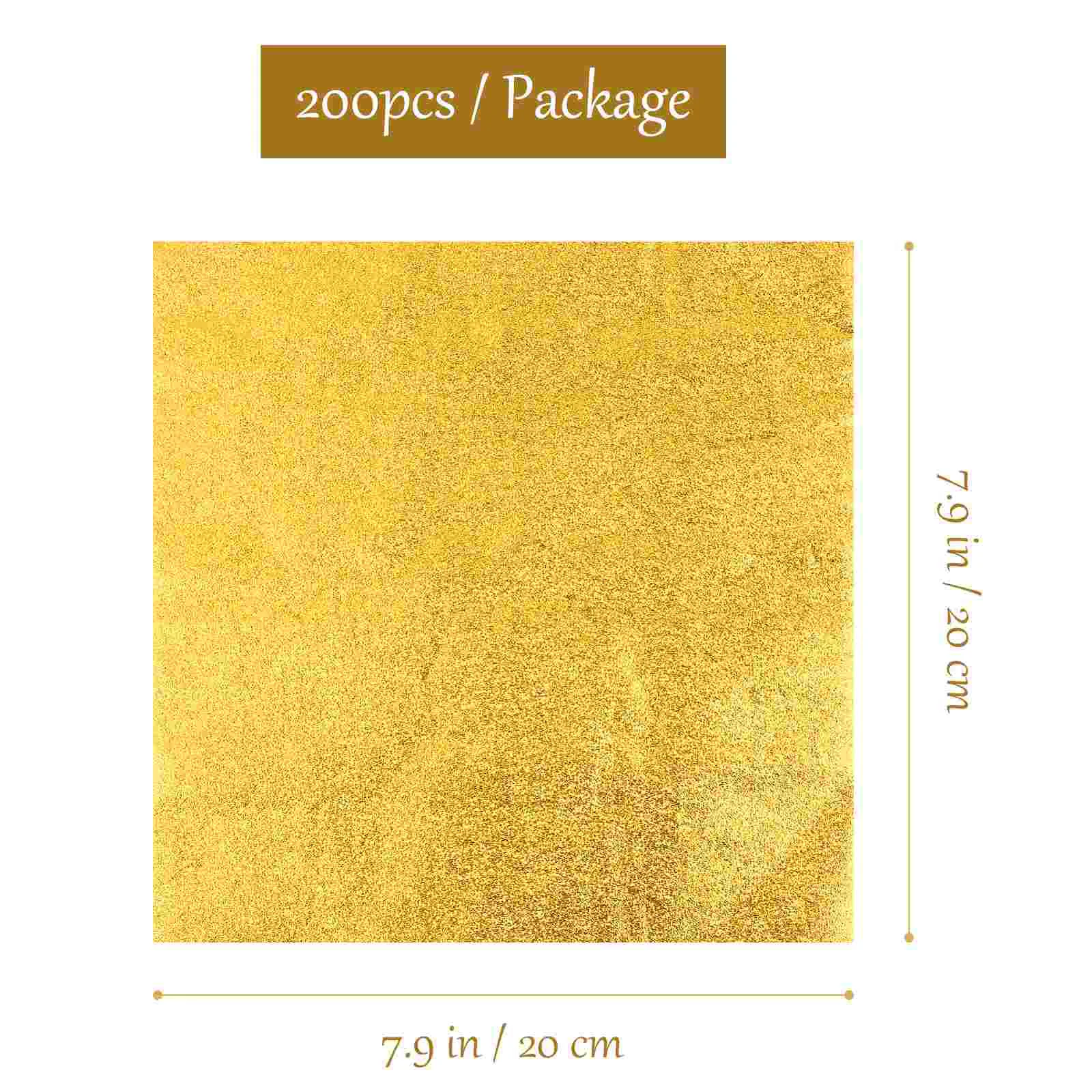 

200pcs Aluminium Foil Candy Wrappers Chocolate Caramels Wrappers Packaging Foil Candy Wrappers