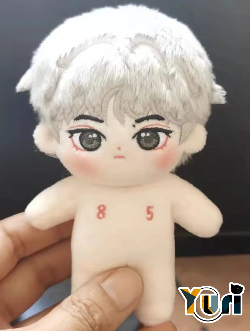 

Limited Idol Star Wang Yibo Shouze 10cm Plush Doll Body Toy Anime Cute Cosplay MDZS C X