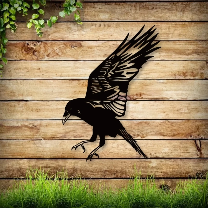 Металлические настенные украшения в виде птиц художественные знаки птиц.