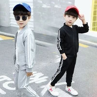 kids clothes autumn striped student school uniform sport suitt baby boy clothes children long sleeve clothing for 2 4 6 8 years