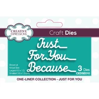 just for you one liner collection die2022 new cutting templates scrapbook diary decorative templates embossing templates diy