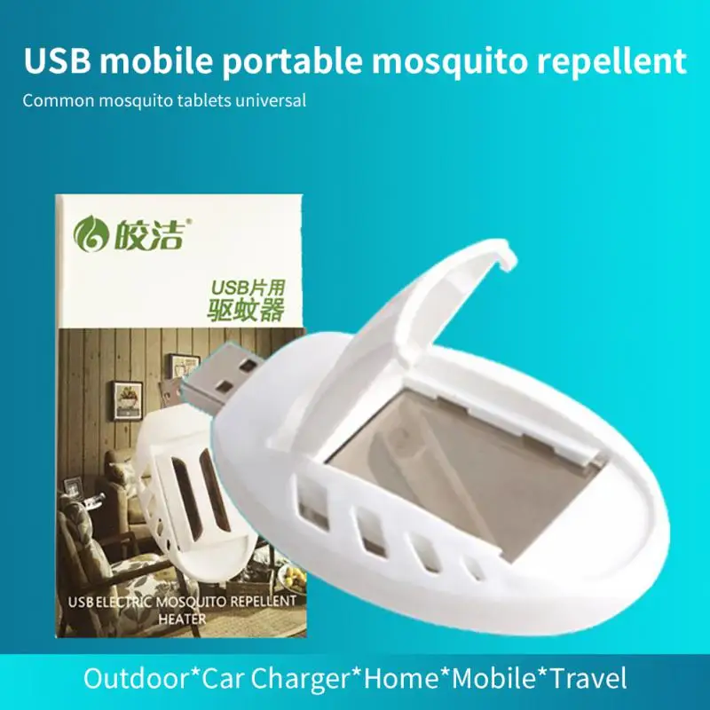 

Portable USB Mosquito Killer Electric Mosquito Repeller Repellent Pest Insect Incense Heater Control Summer Sleep Home Outdoor