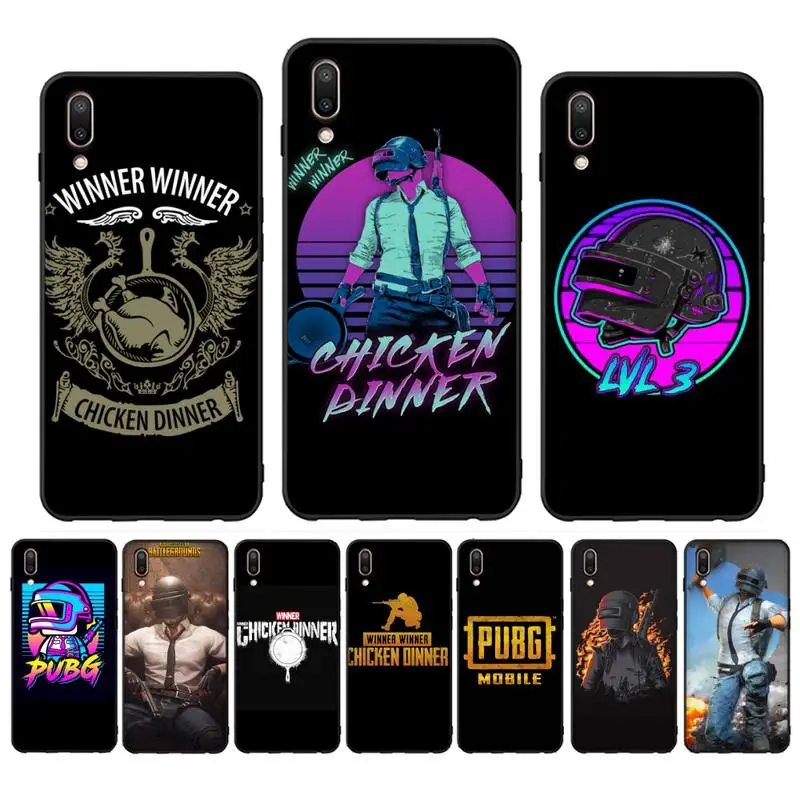 

PUBG Phone Case for Vivo Y91C Y11 17 19 17 67 81 Oppo A9 2020 Realme c3