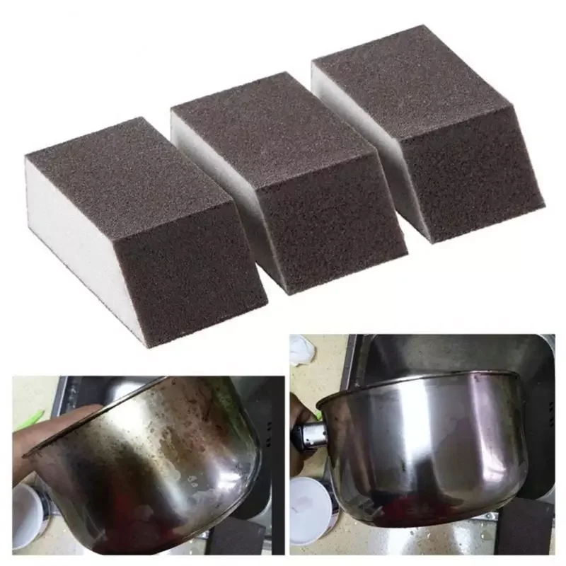 

New in Sponge Eraser Rust Remover Brush Dishwashing Brush Dish Pot Cleaning Brush Sponge Pot Except Rust Kitchen Tools Gadgets e