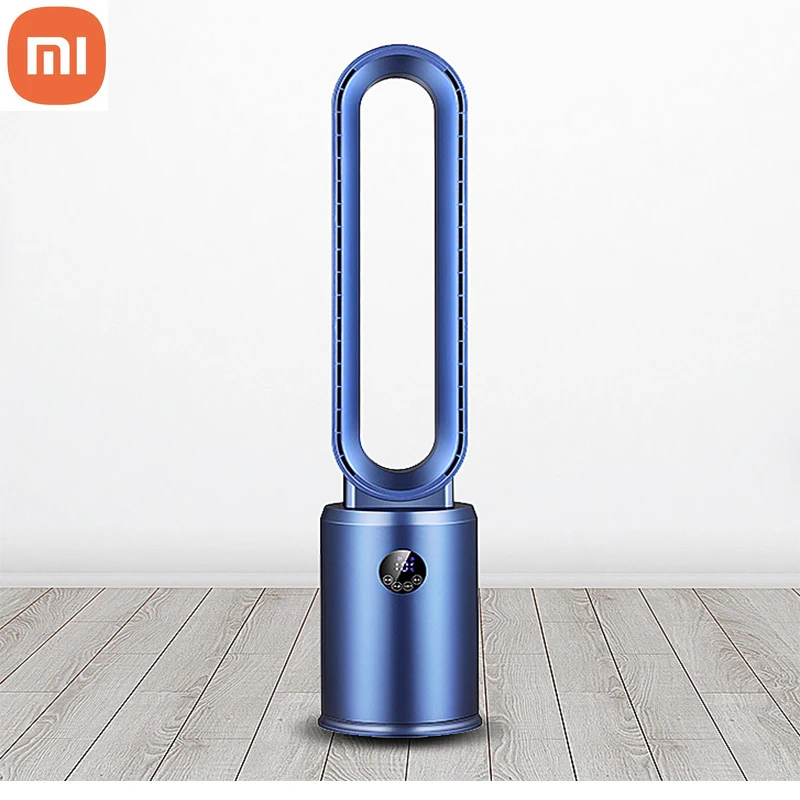 Xiaomi 2022 new household desk turbo bladeless electric fan usb rechargeable silent mini portable air cooling fan 6-speed wind