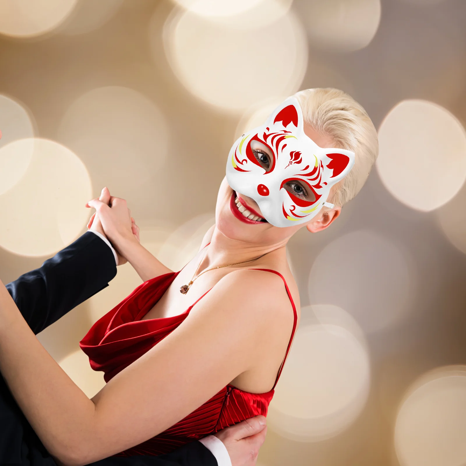 5 шт. маска для лица кошки маскарадный детский костюм с заклепками пустая женщин