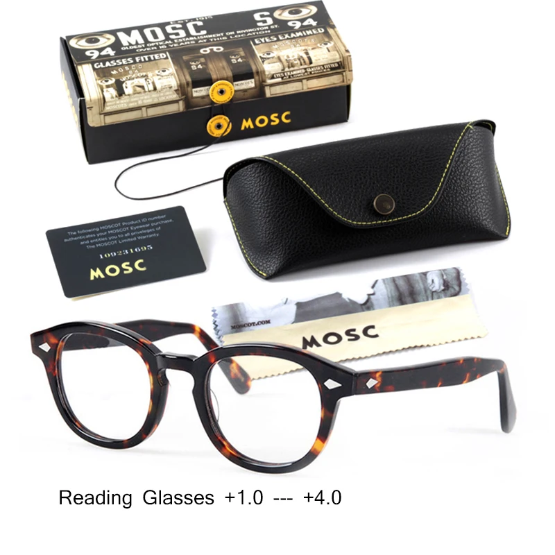 

Johnny Depp Reading Glasses Men Woman Brand Design Computer Goggles Male Vintage Presbyopic Eyeglasses New Box +1.0 +3.0 +4.0