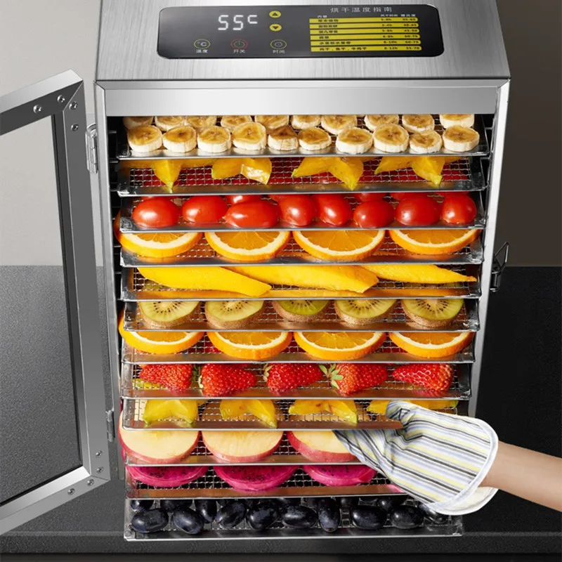 

12 Layers Food Dehydrator Machine Food Dehydration Dryer Fruit Dryer Household Vegetables and Pet Snacks Herb Dryer