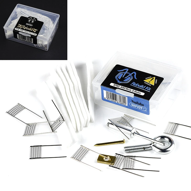 DIY Tool Rebuild Kit Mesh Coil Resistance Wire 0.6ohm 0.16oh