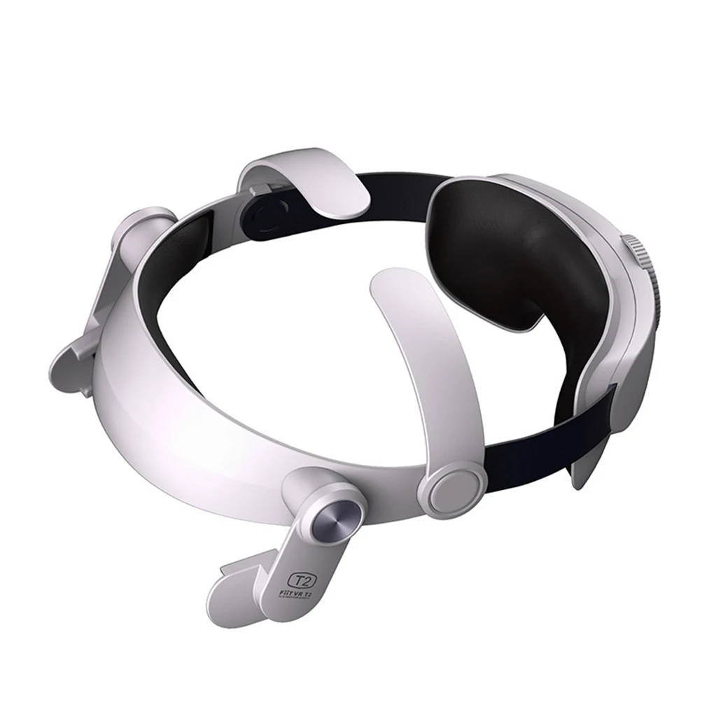 

VR Headset Bracket Head Strap Plastic Collapsible Adjustable Cushioned Headband Virtual Replacement with power supply