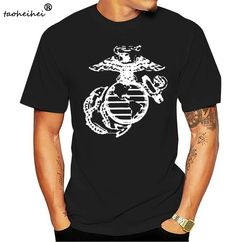 Футболка мужская Тонкая с круглым вырезом модная повседневная рубашка принтом