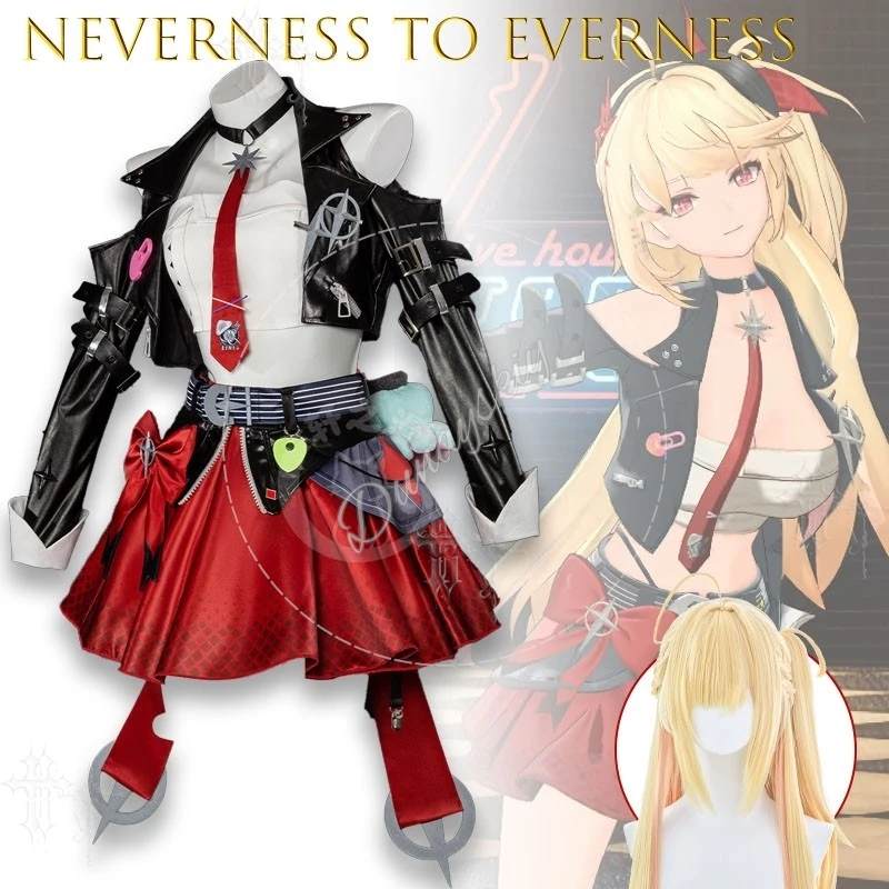 Фото Костюм для косплея Myon Rin из Neverness To Everness, сценический наряд певицы, платье для выступлений персонажа игры, аксессуары для Хэллоуина, для вечеринок №2
