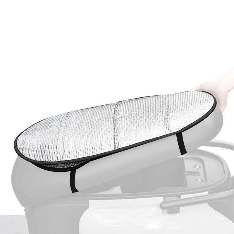 

Motorcycle Seat Cushion Foldable Motorcycle Cushion Cover Seat Cover Rain Resistant Protection Cushion Heat Resistant Shield For