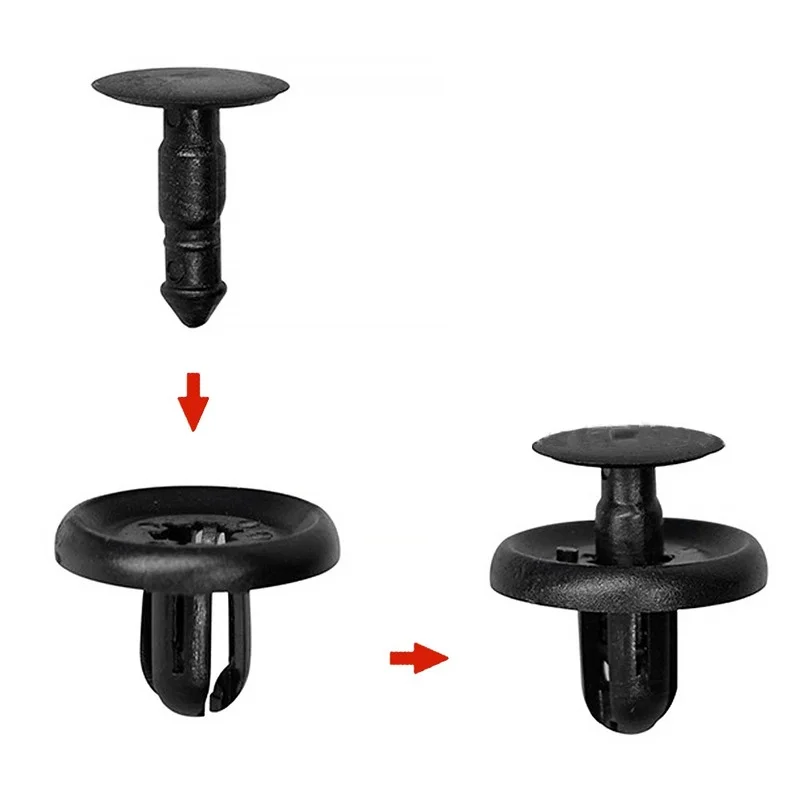 20 шт. автомобильные заклепка панели крепеж бампер Брызговики крышка