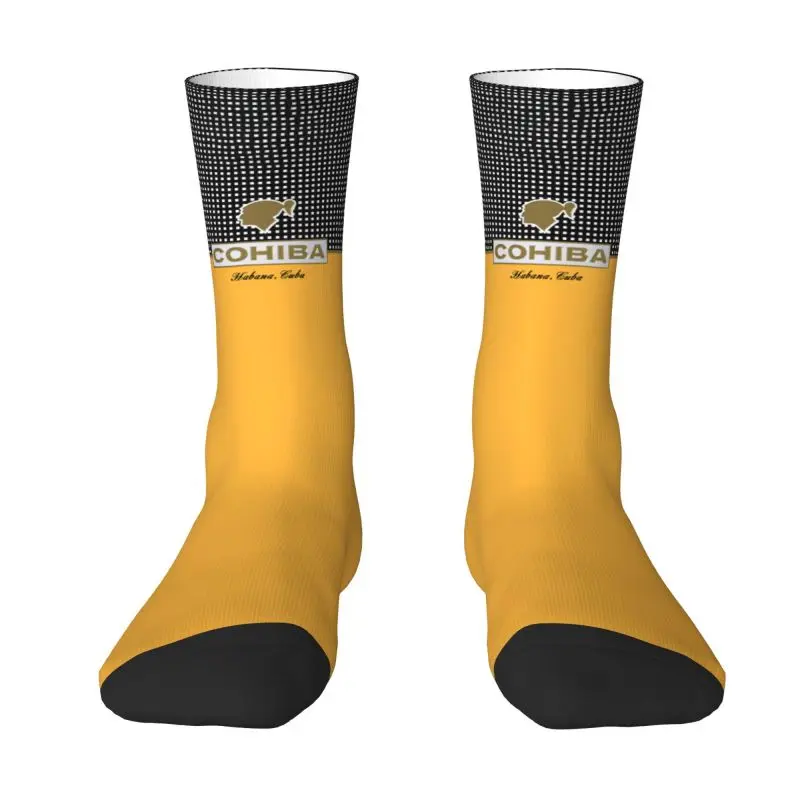 

Cool Mens Cohiba Dress Socks Unisex Warm Comfortable 3D Printed Crew Socks