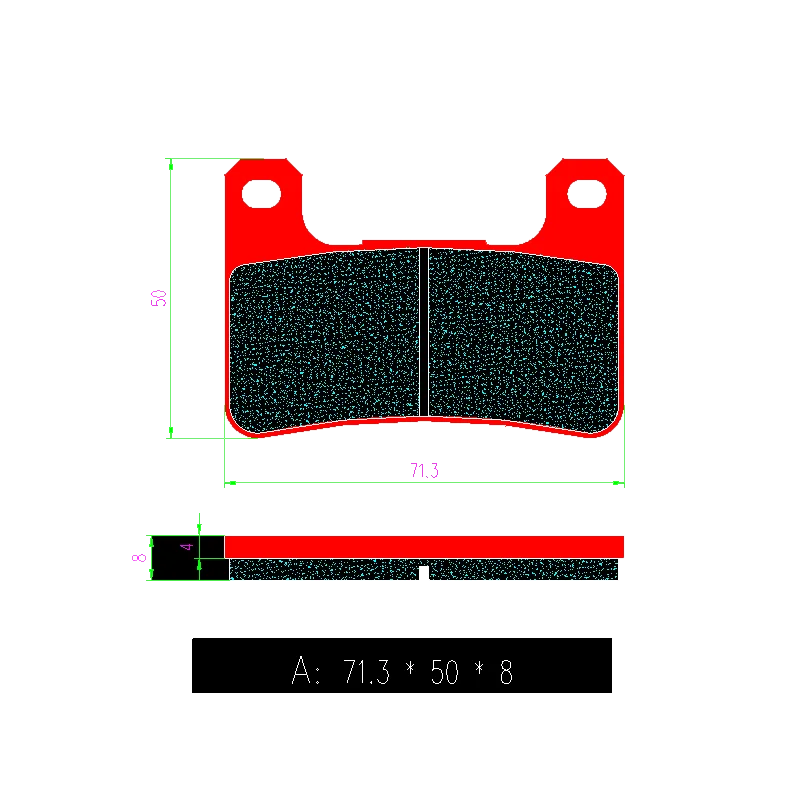 Высококачественный Комплект тормозных колодок для мотоцикла Kawasaki Z1000 ZR1000 Ninja 1000