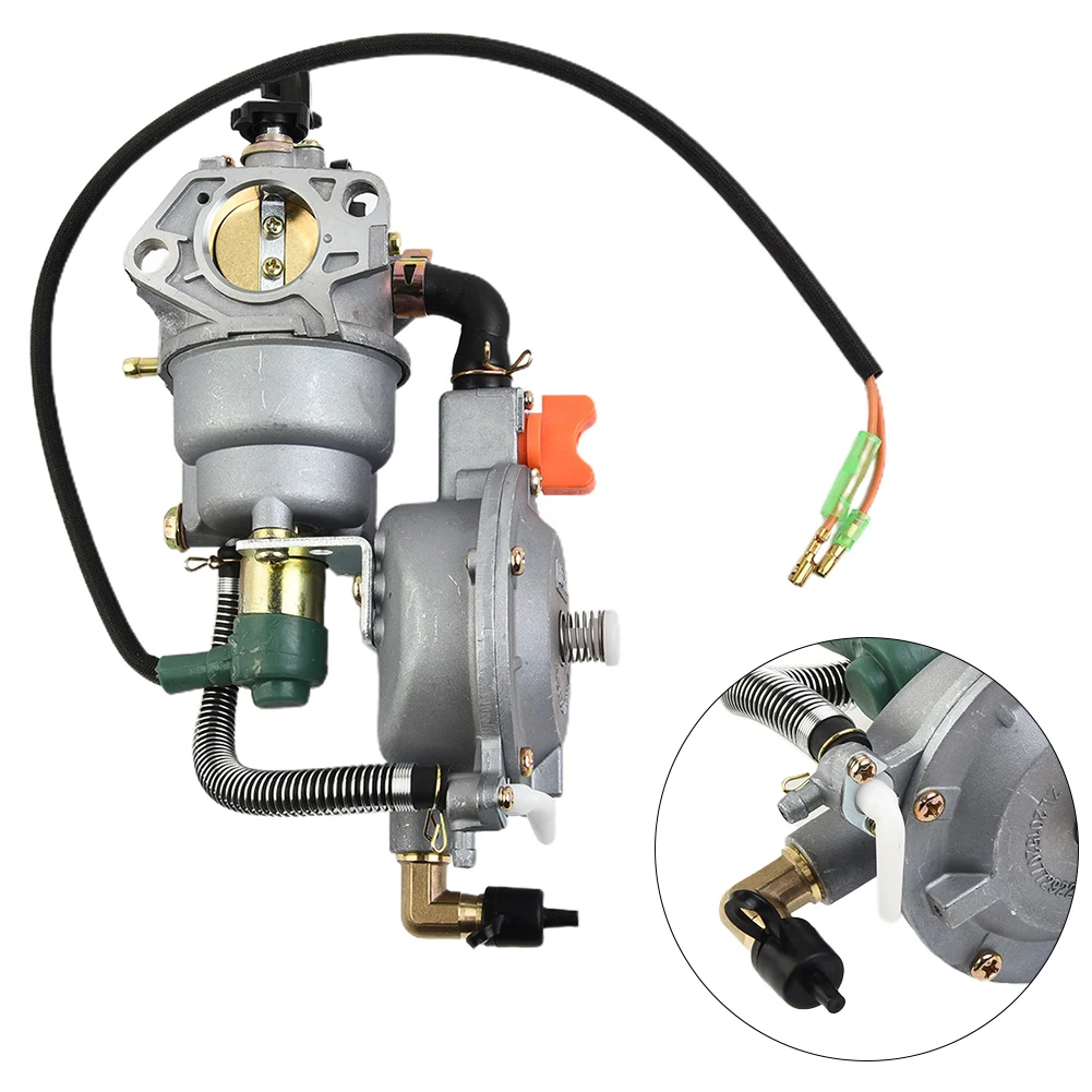 

Dual Fuel Carburetor LPG Conversion Kit For Honda GX390 188F Generator 4.5-5.5KW Dual Fuel Coversion Carburetor Lawn Mower Parts