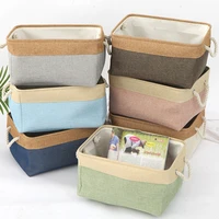 folding linen storage baskets home supplies clothes and sundries organizer box sundries storage container laundry basket