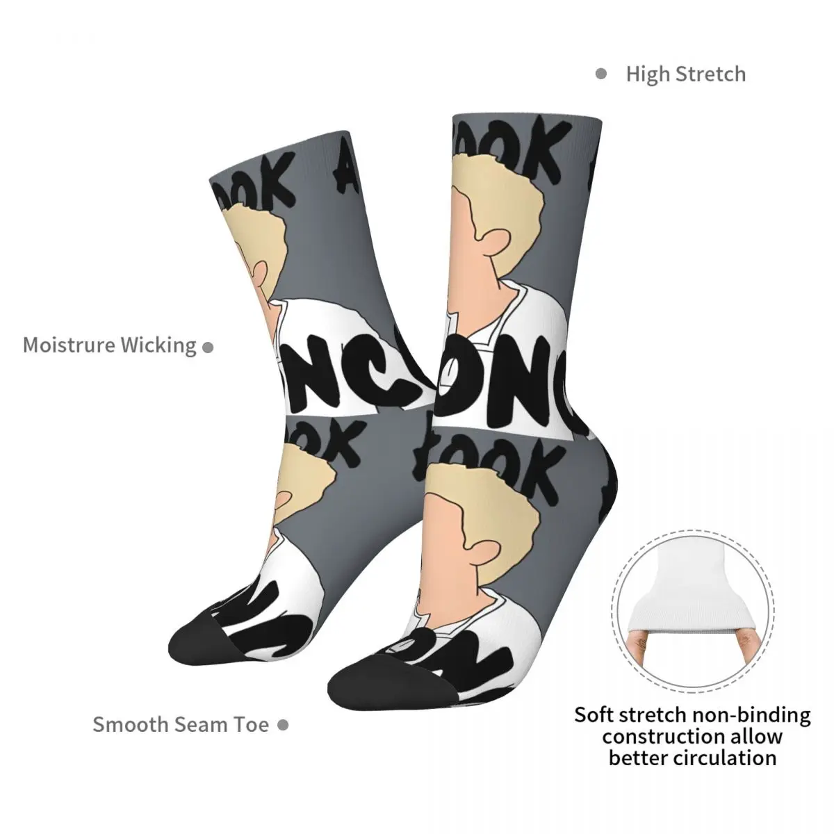 Забавные счастливые мужские Компрессионные носки Ace винтажные Harajuku Niall Horan