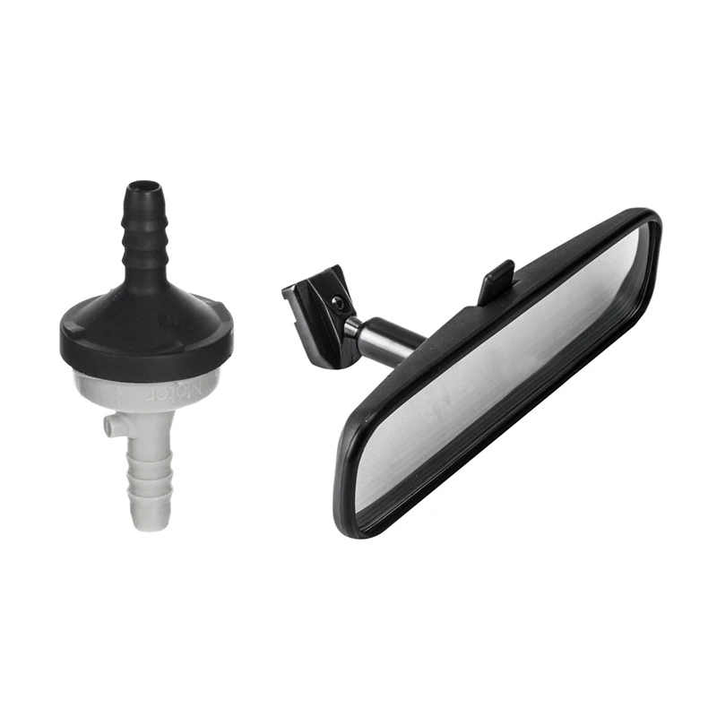 

1 Pcs Vacuum Air Pump Check Valve & 1 Pcs Car Interior Rearview Mirror