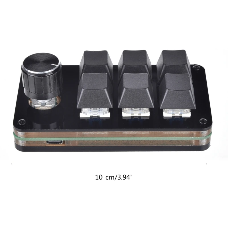 Мини-клавиатура для программирования макросов 6 клавиш 1 ручка мини-кнопка