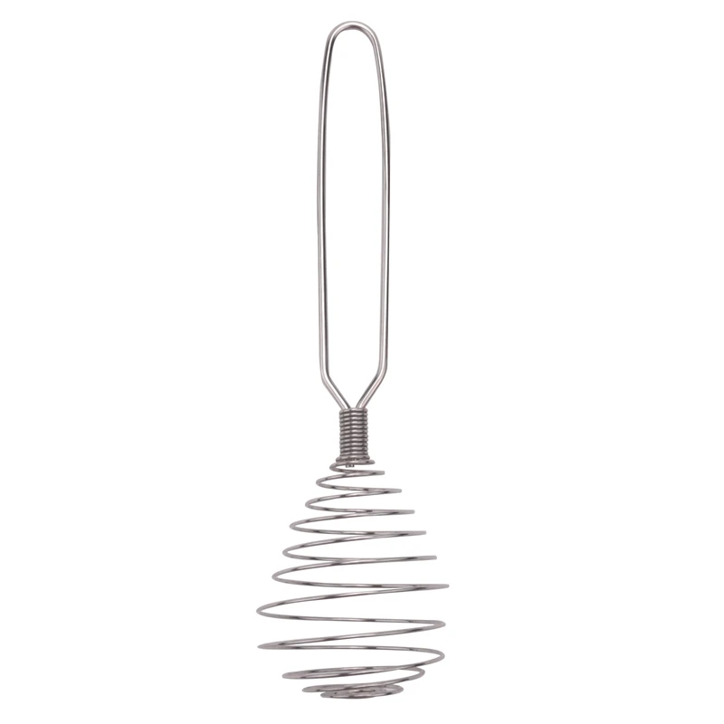 

HOT SALE Spring Coil Wire Whisk Hand Mixer Blender Egg Beater Stainless Steel Tool