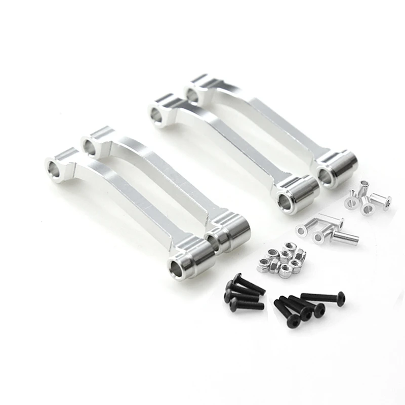 

4Pcs Metal Radius Arm Adjustable Lower Link For 1/14 Tamiya Tractor Truck RC Model Car Upgrade Parts