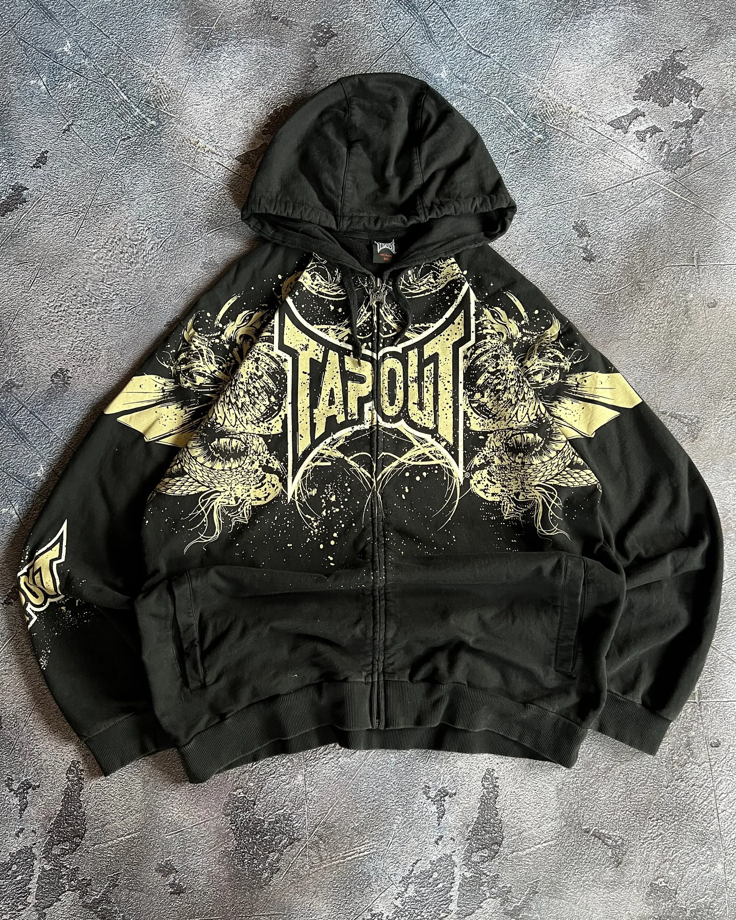 Куртка Tapout в стиле хип-хоп Wexwear джинсы из двух предметов уличная одежда Y2K мужской