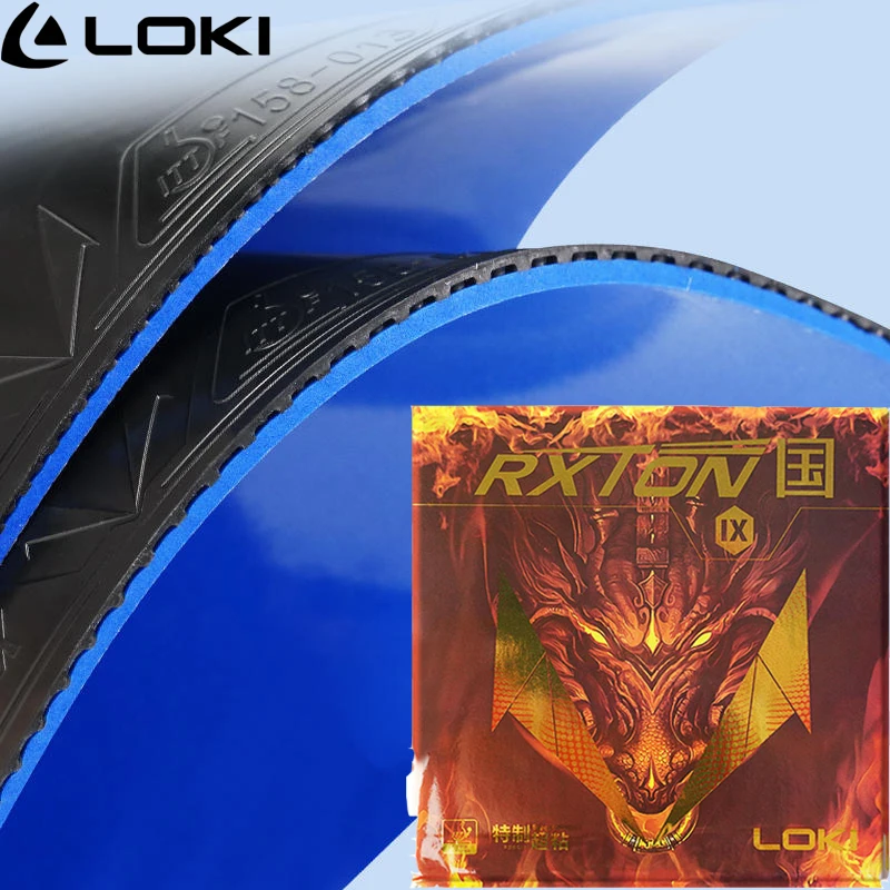 LOKI RXTON 9 резиновый лист для настольного тенниса липкие шипы внутренняя энергия