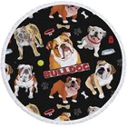 Полотенце Пляжное из микрофибры, с кисточками и изображением животных